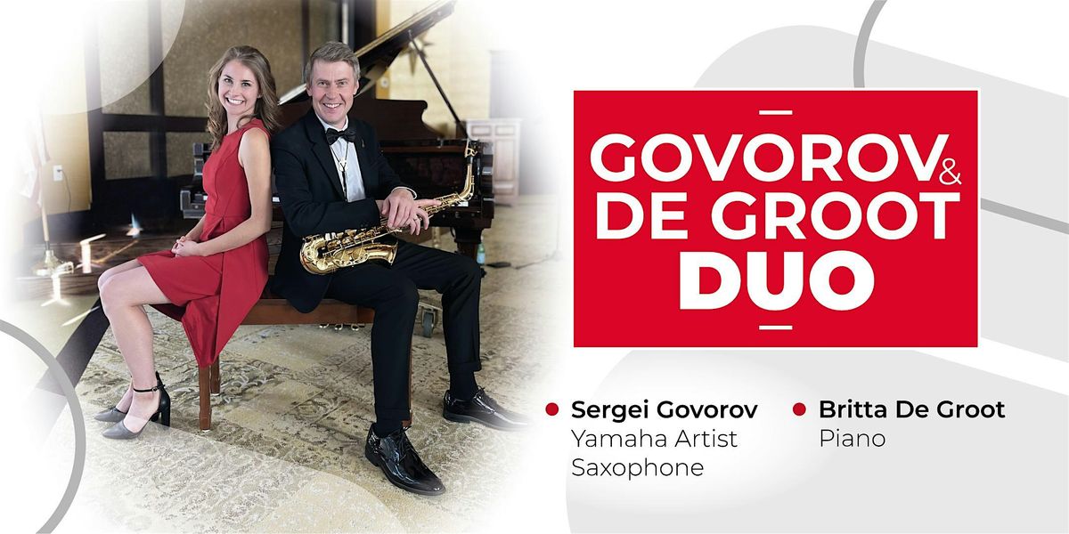 SAX, BACH, ROCK-N-ROLL. Sergei Govorov (saxophone), Britta De Groot (piano)