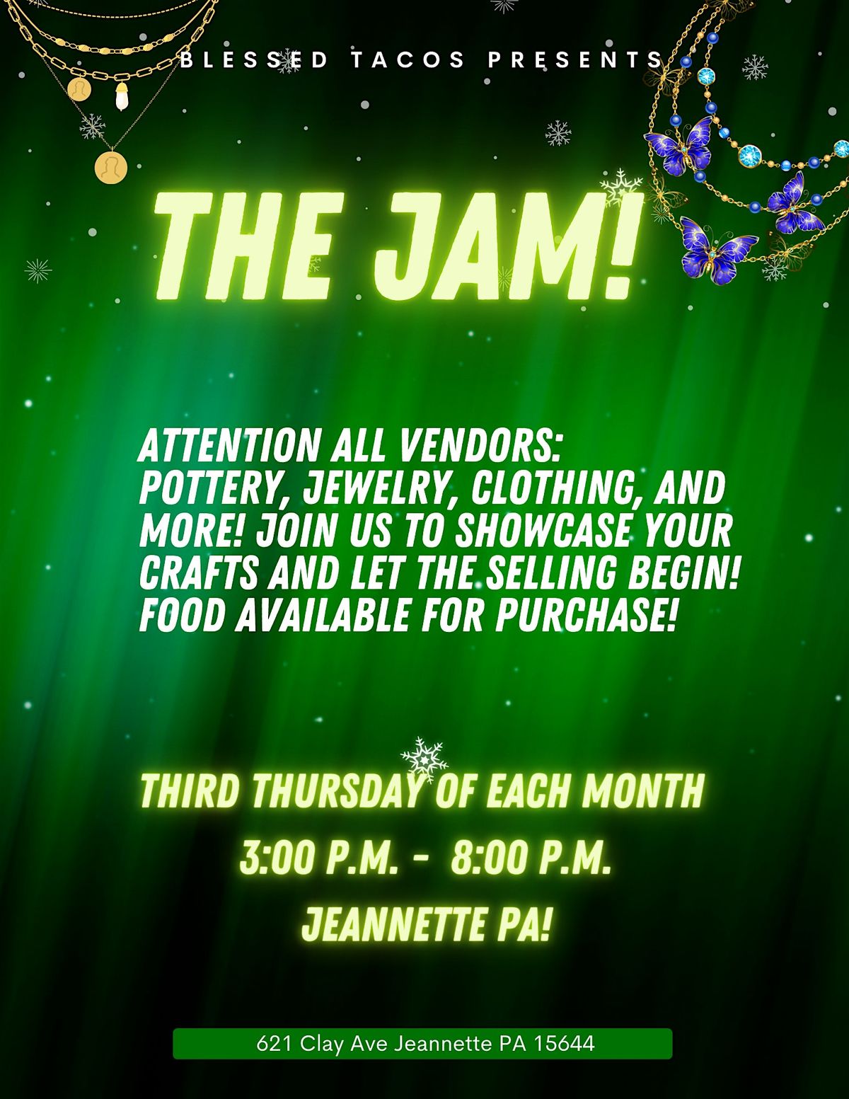 THE JAM! VENDING EVENT