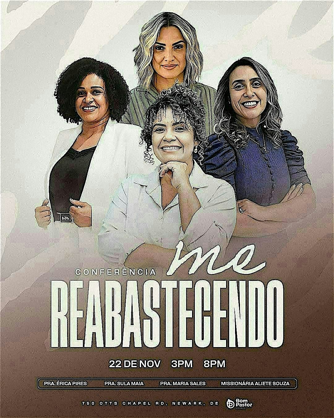 Confer\u00eancia Me Reabastecendo - Inscri\u00e7\u00e3o