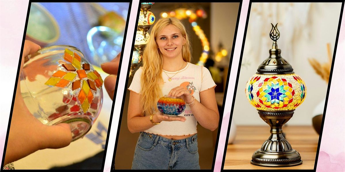 Mosaic Art Class in Austin, TX: Turkish Lamp Workshop