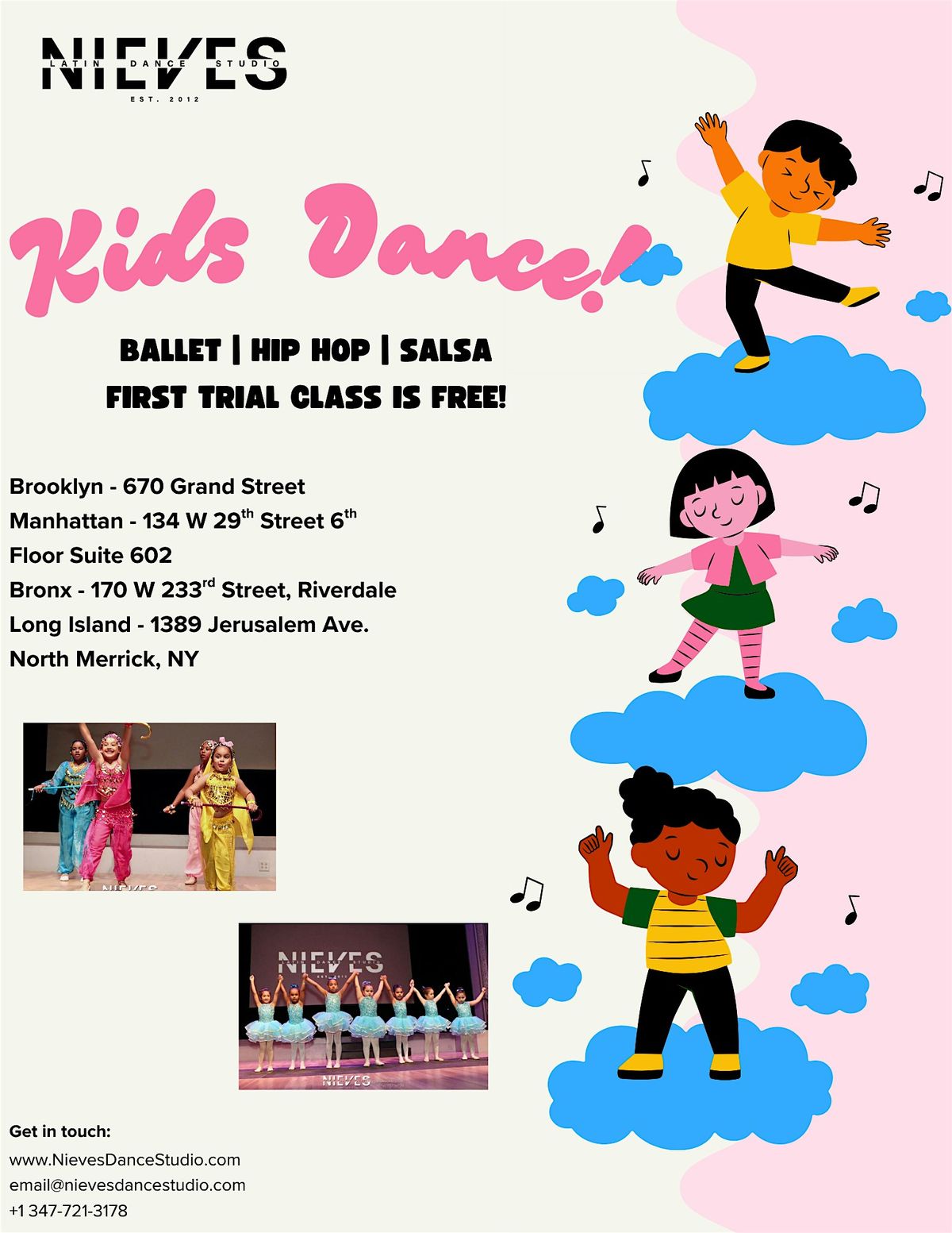Free Pre-Ballet Dance Class Ages 5 & 6