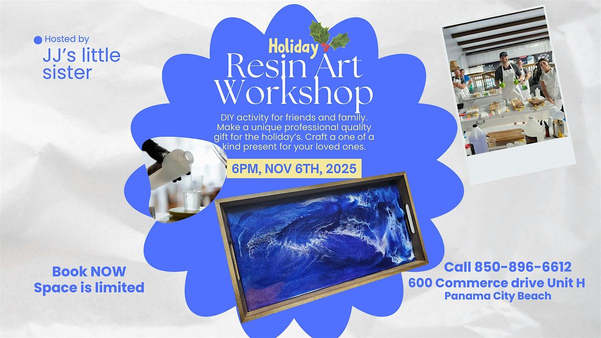 Holiday Resin Art Workshop