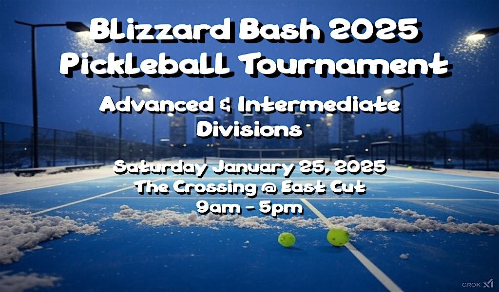 Blizzard Bash 2025 Pickleball Tournament