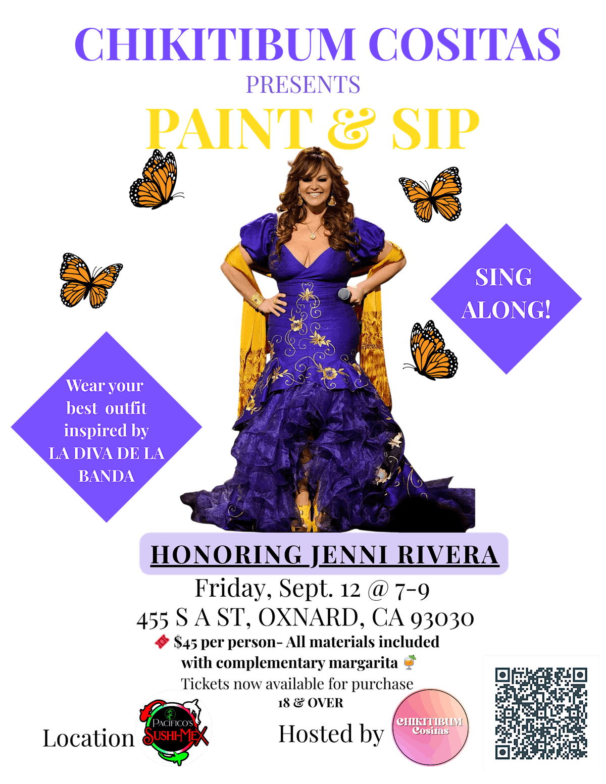 805 PAINT & SIP -EDITION JENNI RIVERA
