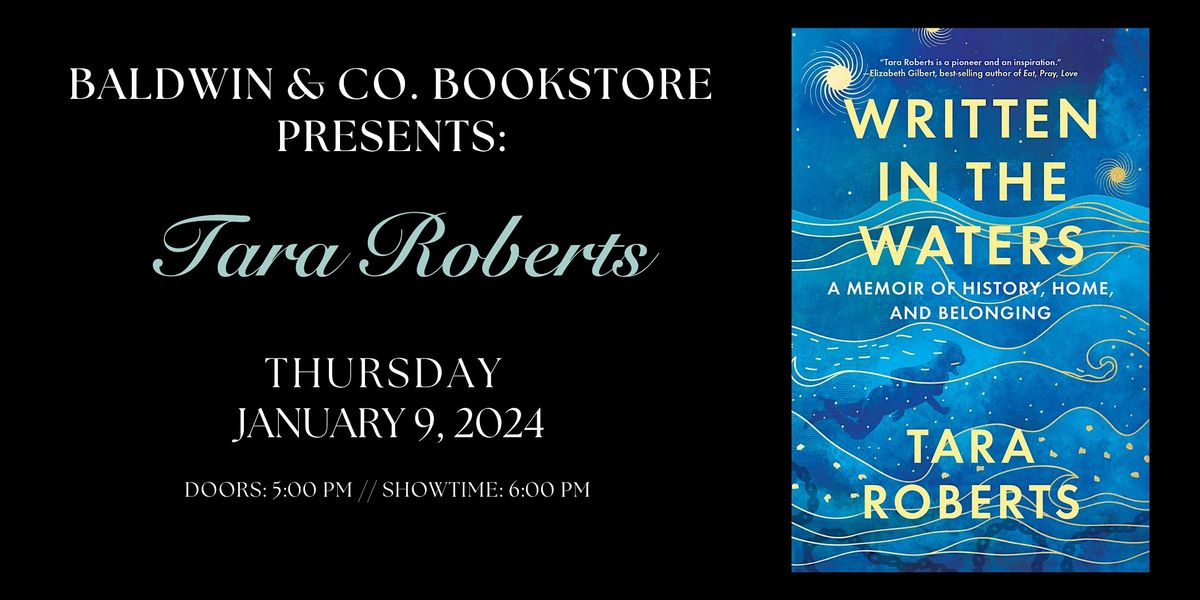 Tara Roberts Author Talk and Book Signing