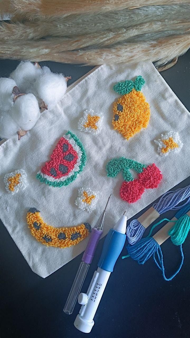 Punch Needle Pouch \/ Cup Holder