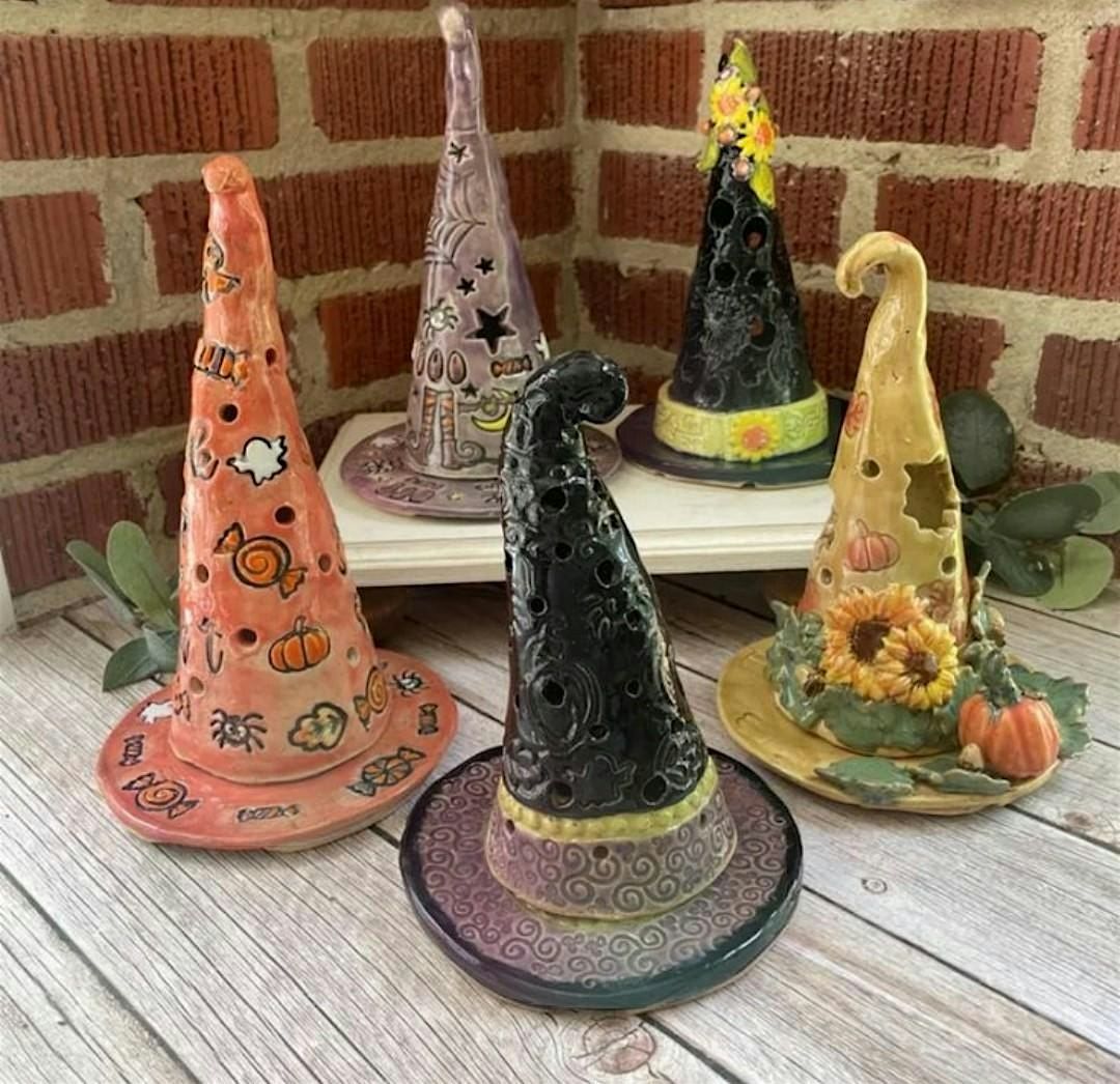 Pottery Hand Building Decorative Witch Hats