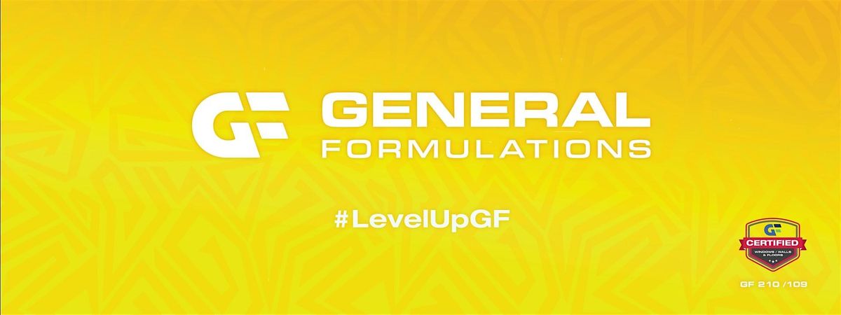 General Formulations Windows, Walls & Floors Workshop (Beginner Level)
