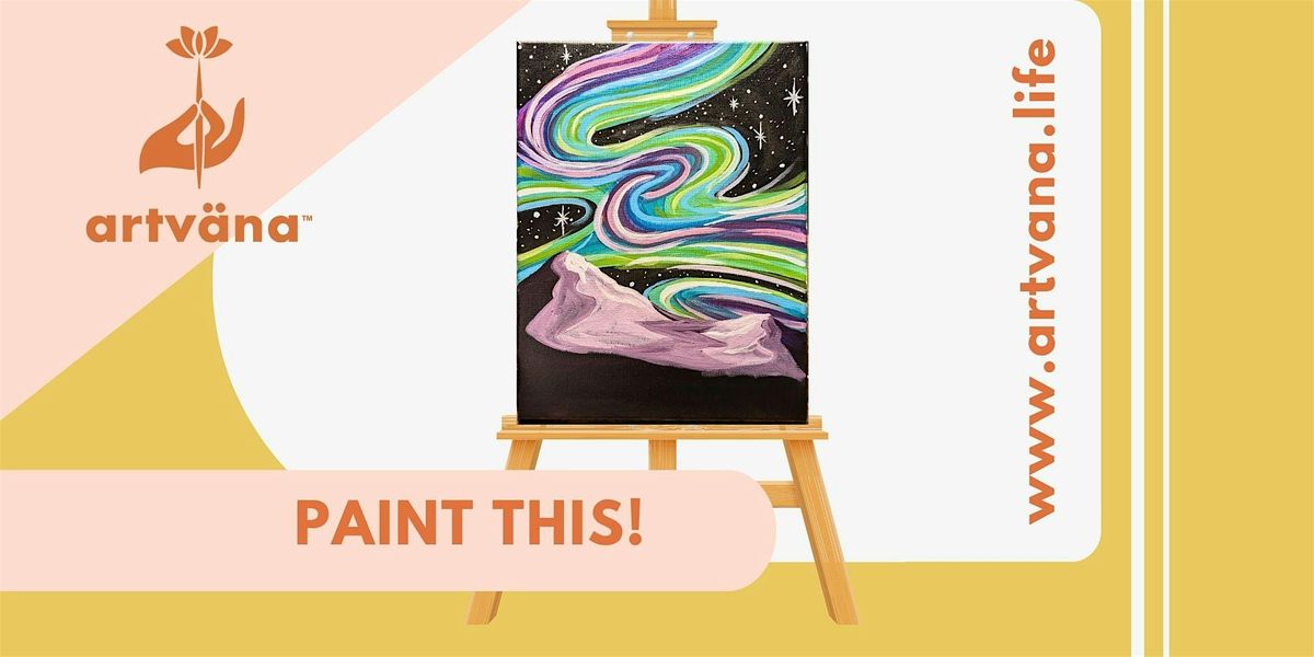 Artvana Paint, Sip, WIN A TRIP at Campfire Coffee Tacoma August 2025