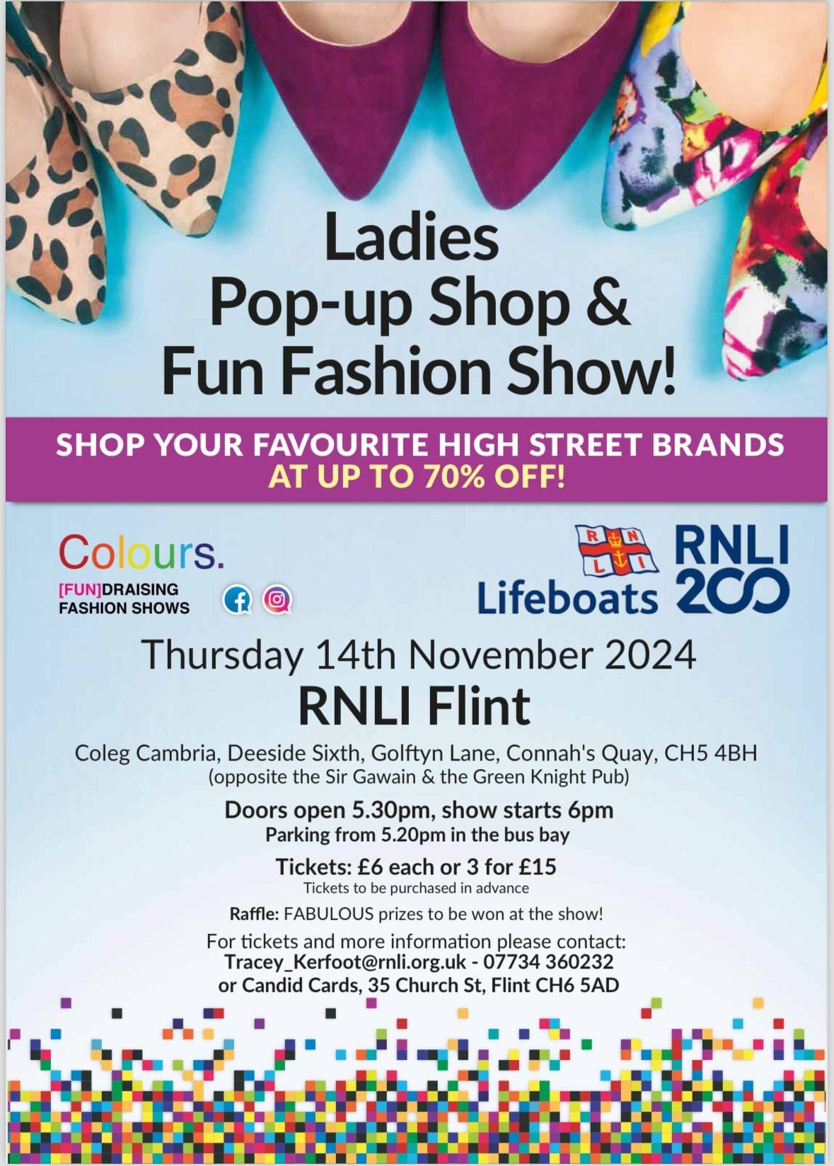 Flint RNLI Charity Fashion Show