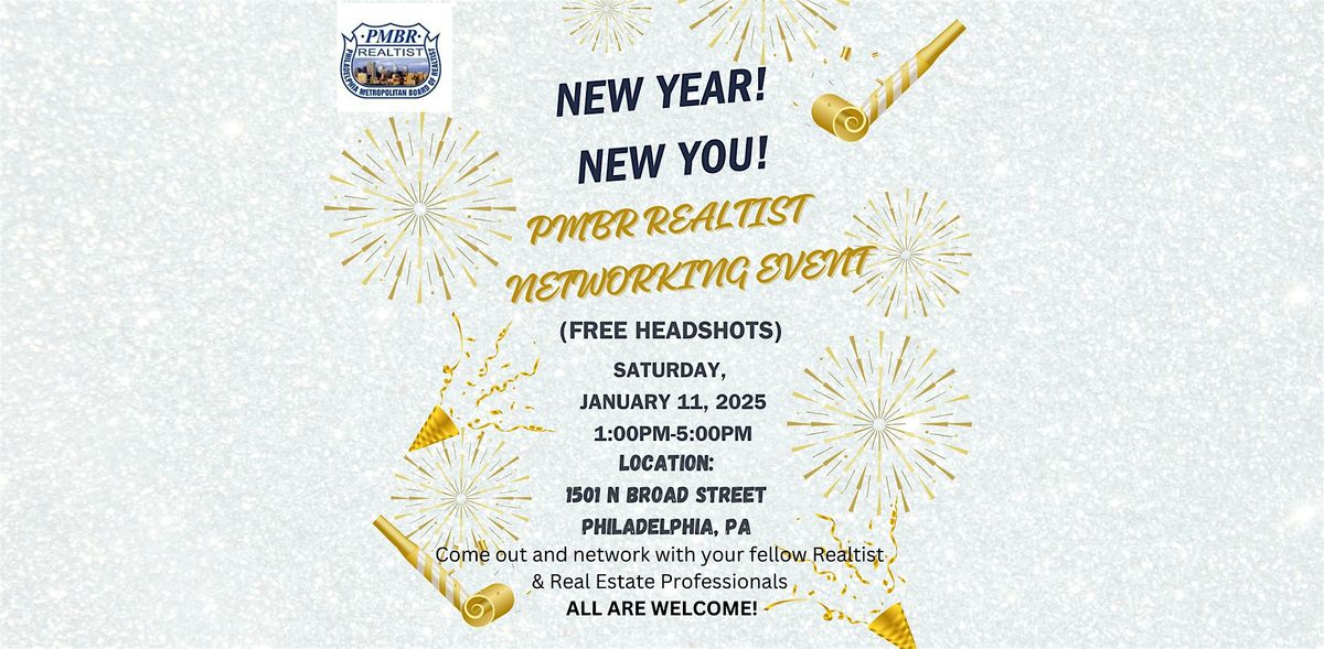 New Year!  New You! - PMBR Realtist Networking Event