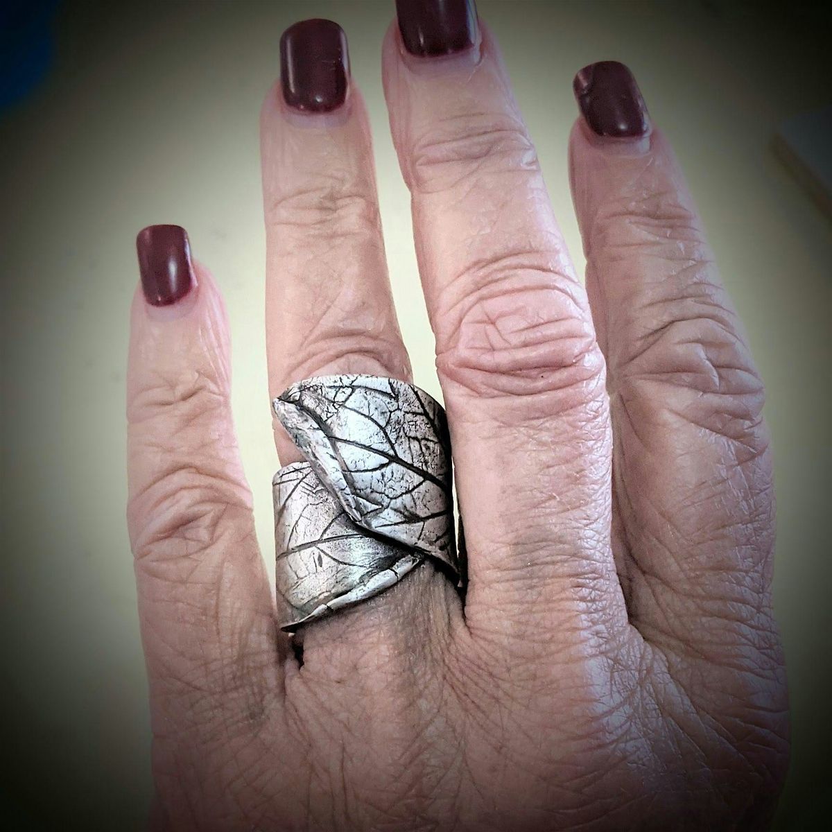 Spring is Coming Real Leaf Jewelry with Precious Metal Clay Workshop