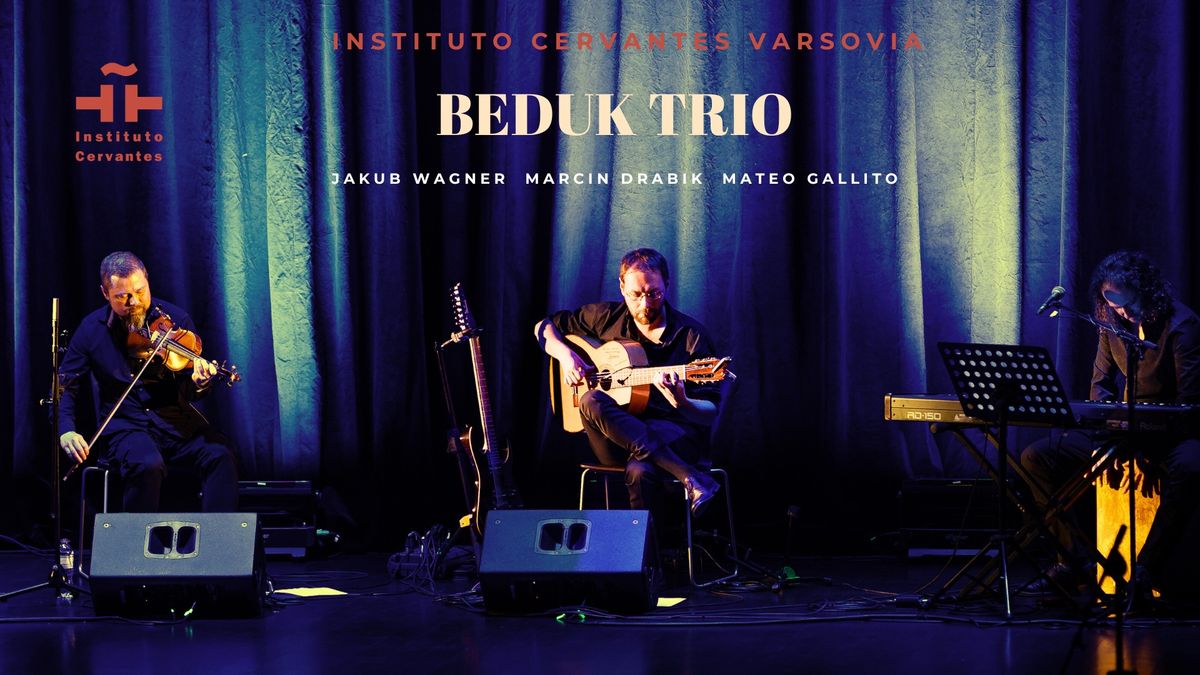 Beduk Trio - muzycy zafascynowani tradycyjn\u0105 sztuk\u0105 flamenco.