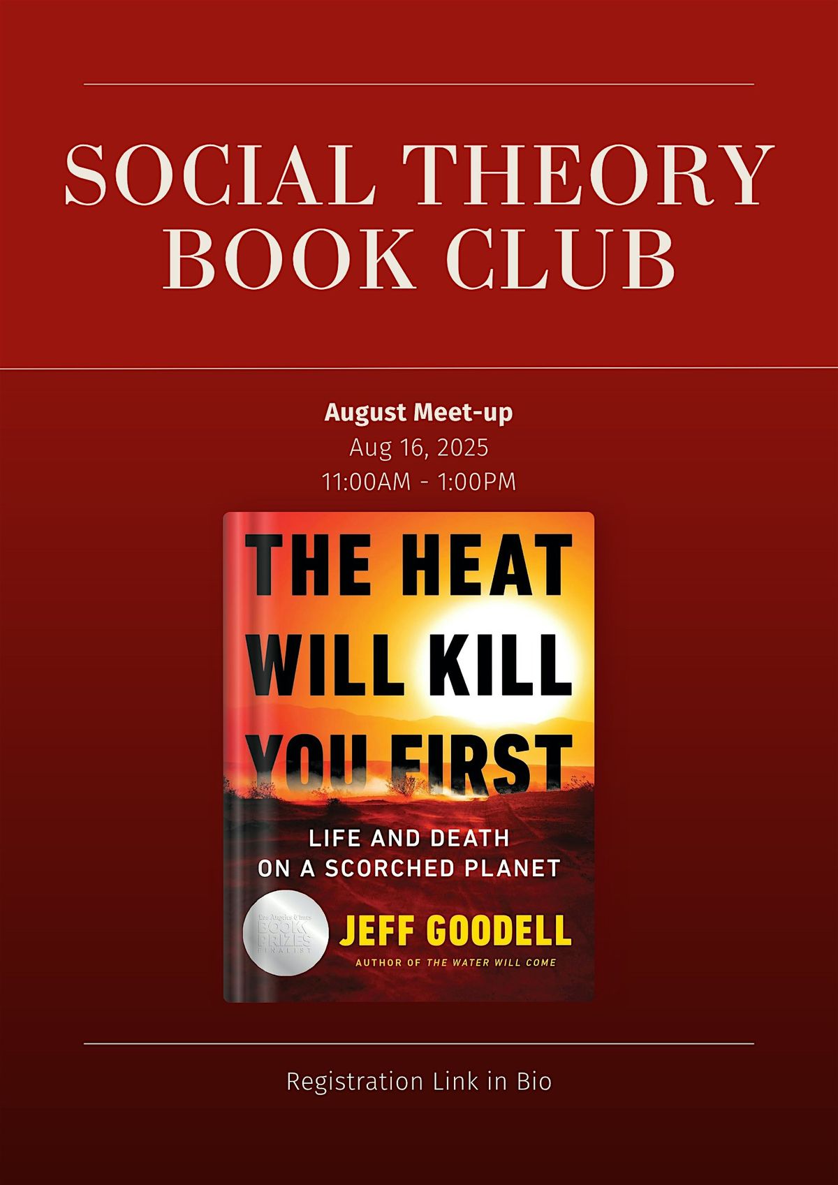 August 2025 Social Theory Book Club