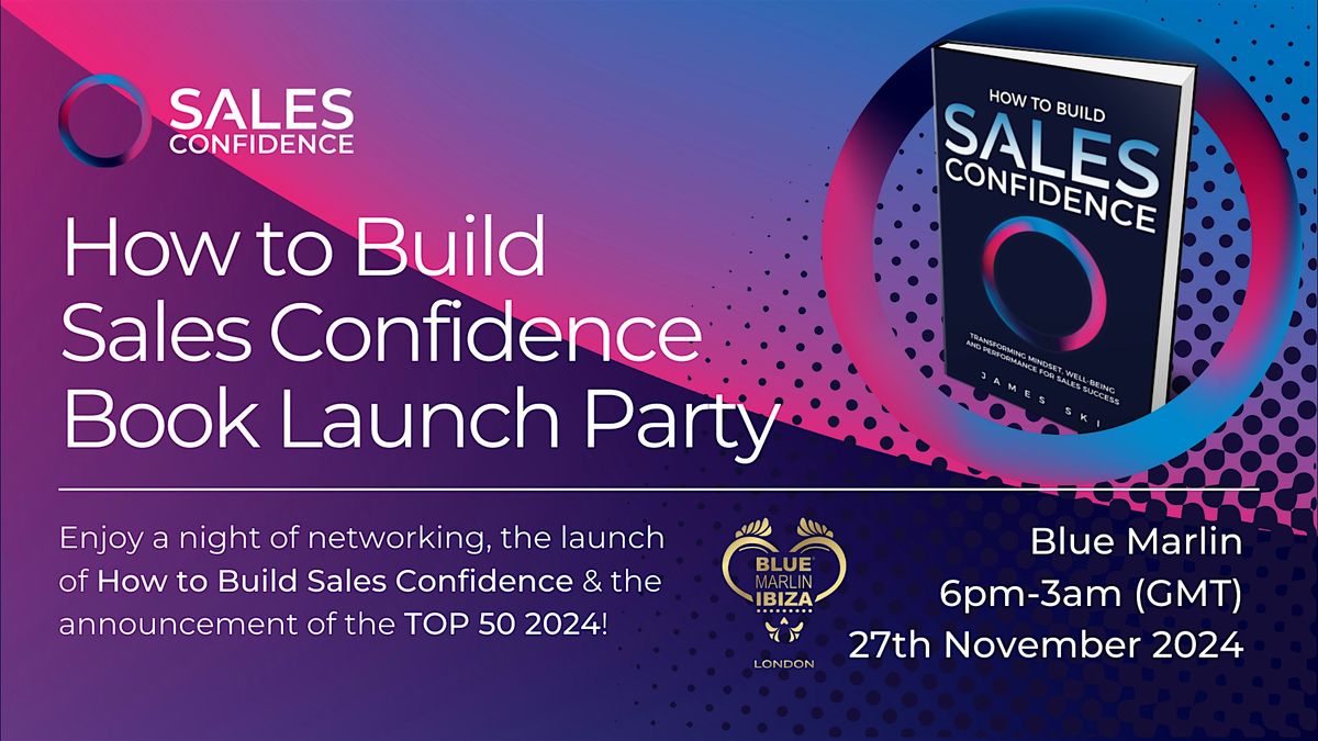 How to Build Sales Confidence Book Launch