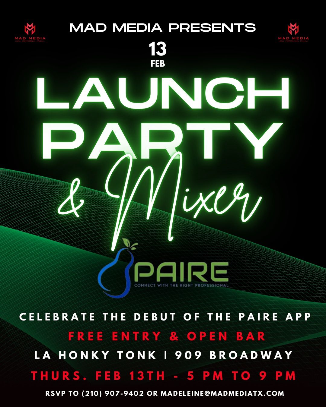 Paire Launch Party - Business Networking Mixer 