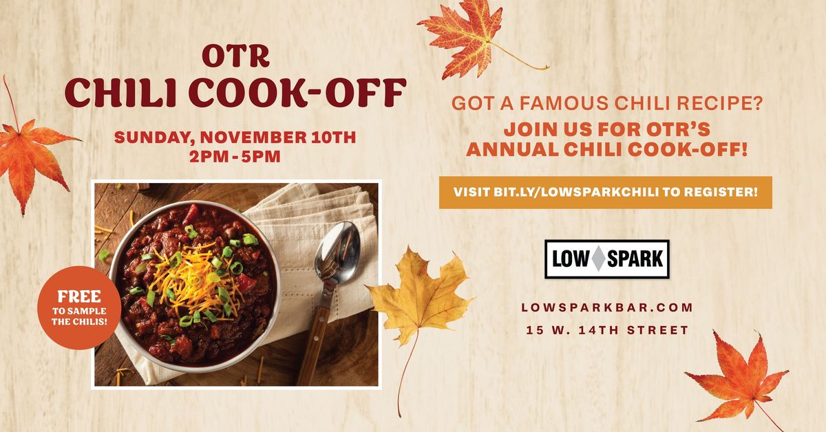 OTR Chili Cook-Off at Low Spark