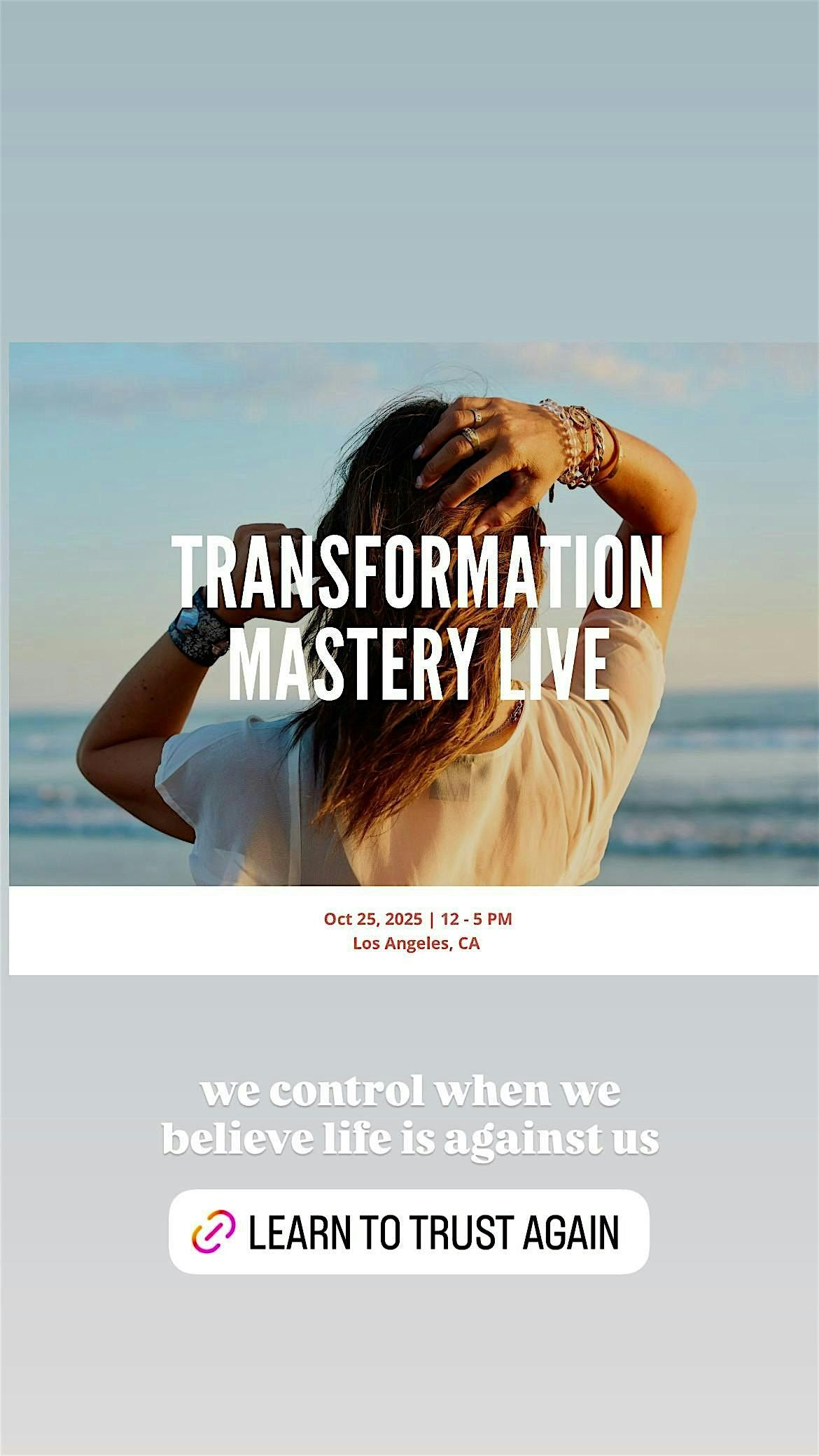 Transformation Mastery LIVE