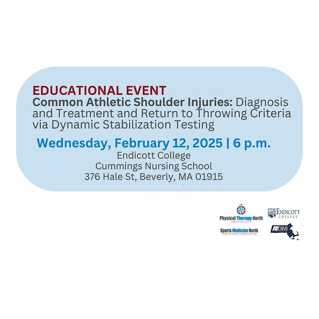 Common Athletic Shoulder Injuries:Diagnosis, Treatment & Return to Throwing