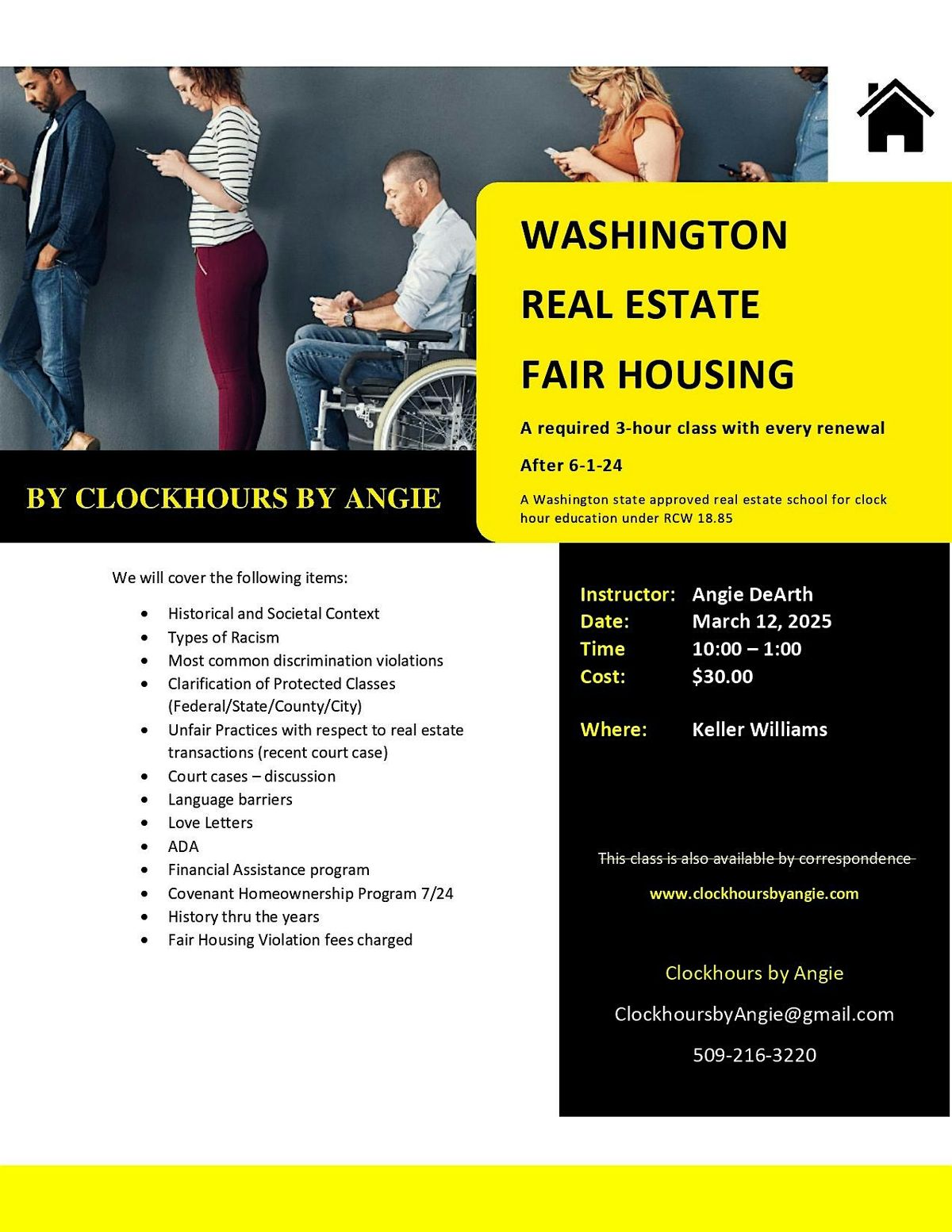 Washington Real Estate Fair Housing