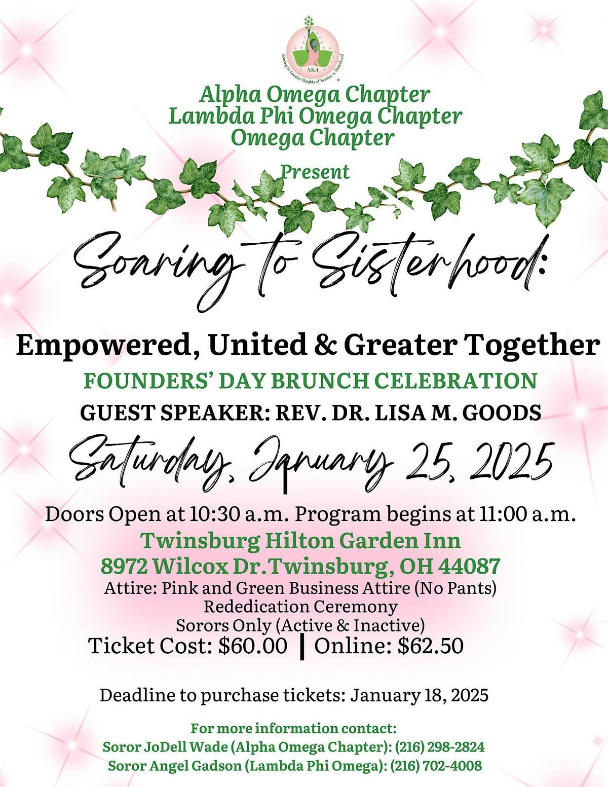 Soaring to Sisterhood: Founders Day Brunch Celebration