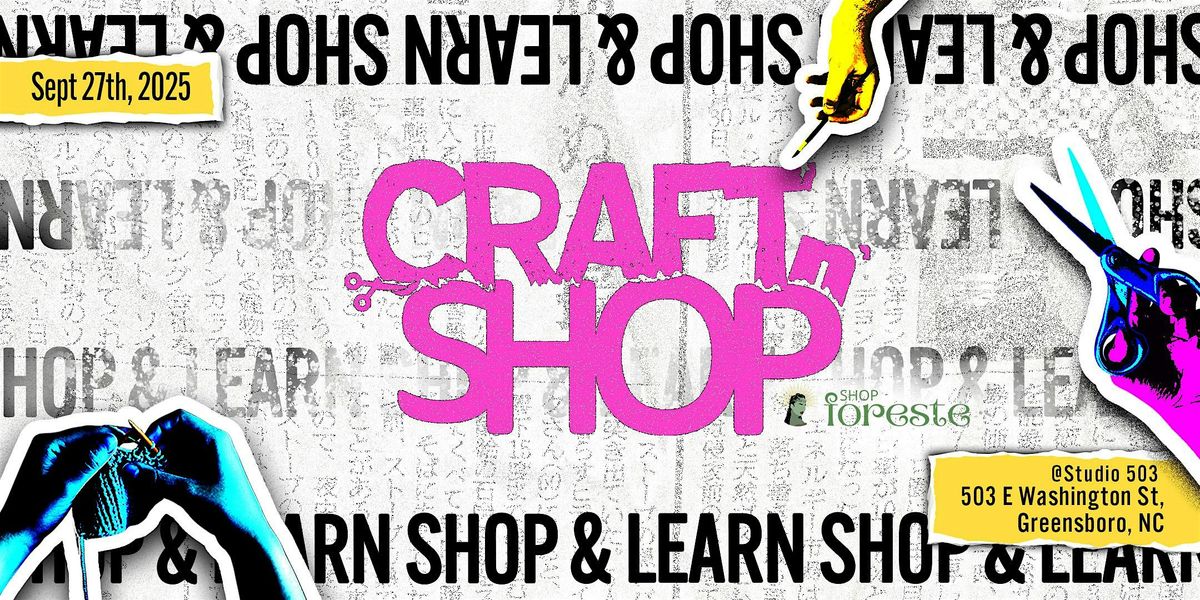 Craft n\u2019 Shop Market