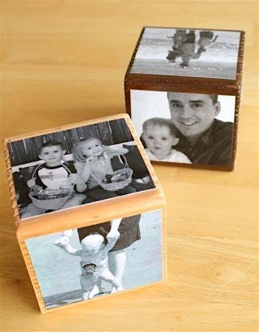 Wooden Photo Blocks Crafting for Seniors!