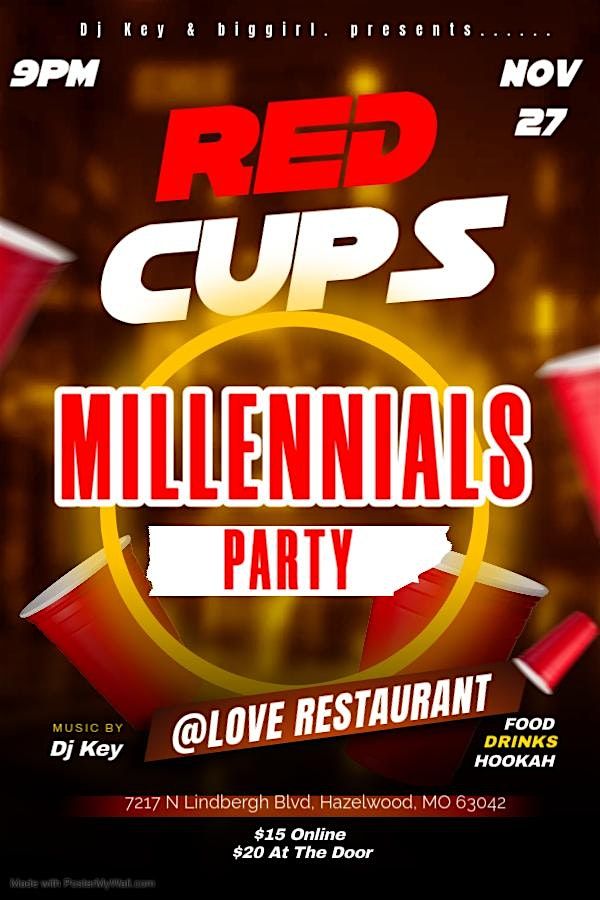 Red Cup Millennial Party