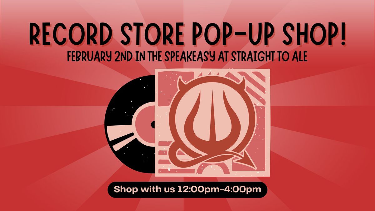 Record Store Pop-Up Shop!