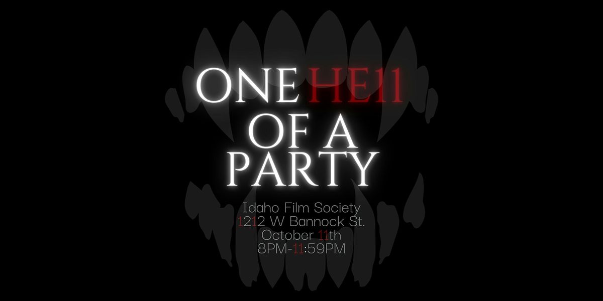 One He11 of a Party: Halloween Film Fundraising Bash