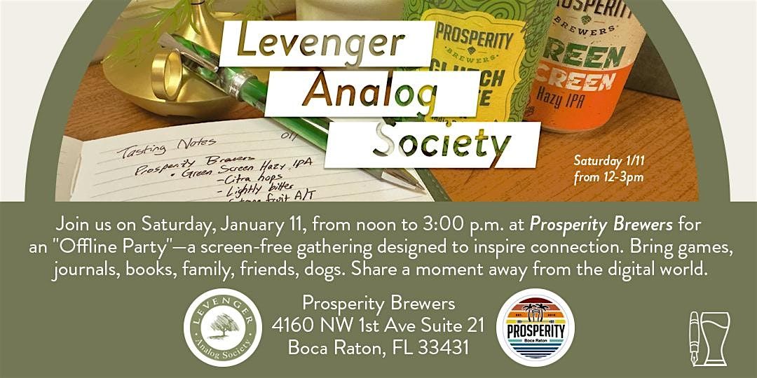 Levenger Analog Society