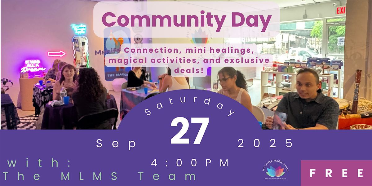 Community Day at My Little Magic Shop \u2013 September Edition