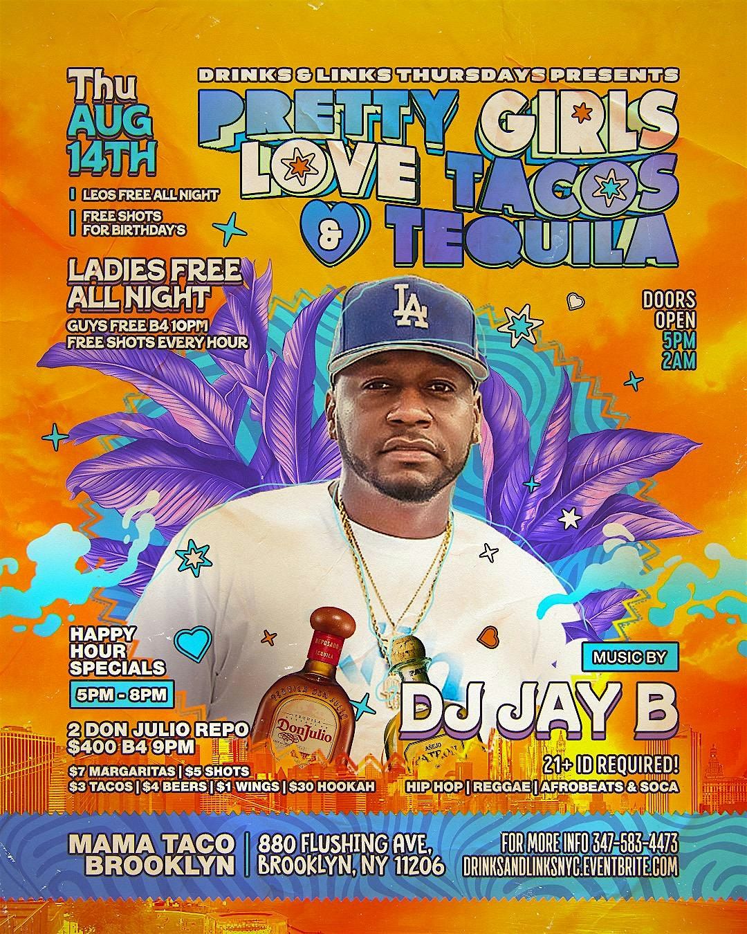 Pretty Girls Love Taco's & Tequila Thursdays At Mama Taco BK
