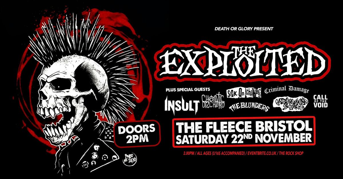 The Exploited at The Fleece Bristol (8 Band all Dayer)