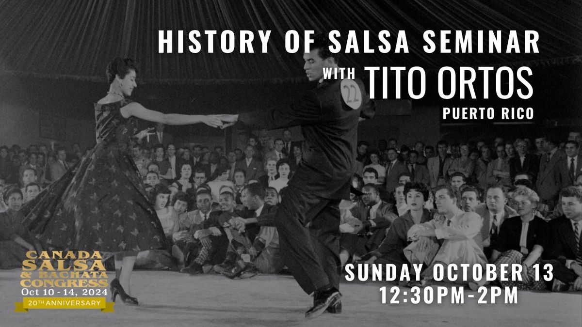 History of Salsa Seminar with Tito Ortos, Puerto Rico