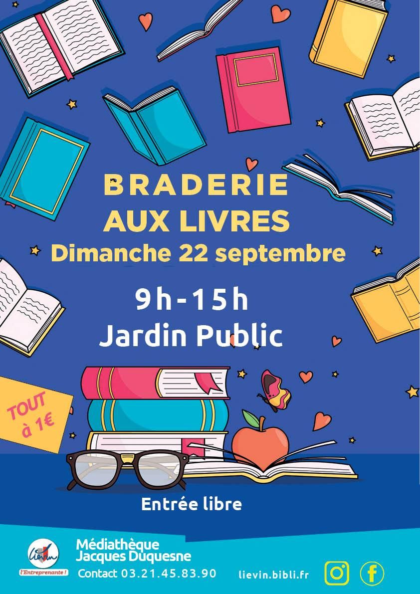 Braderie aux livres de Li\u00e9vin 2024