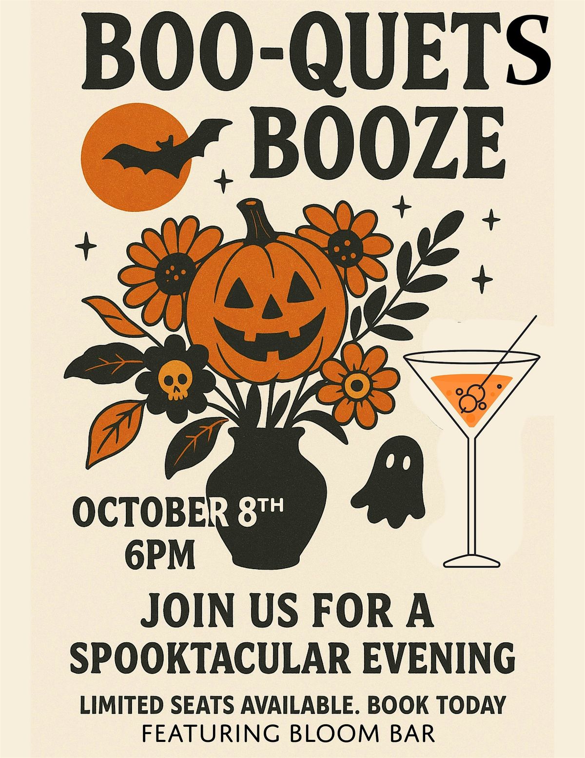 LEKKER EATS PRESENTS: BOO-QUETS & BOOZE