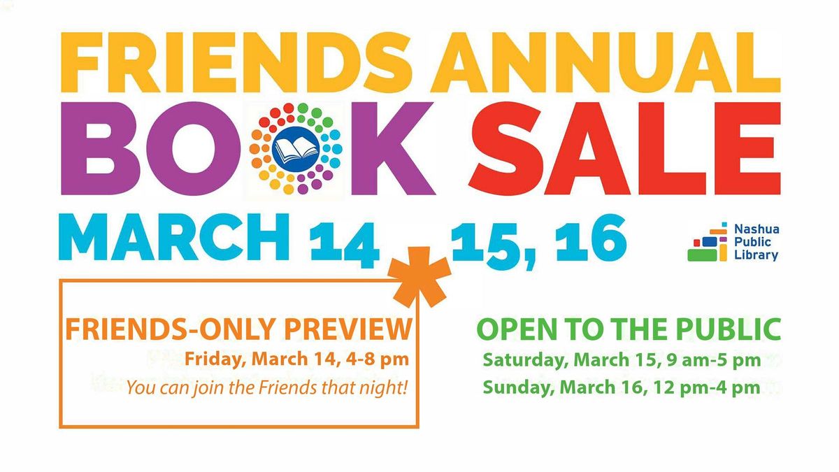 2025 Nashua Public Library Book Sale