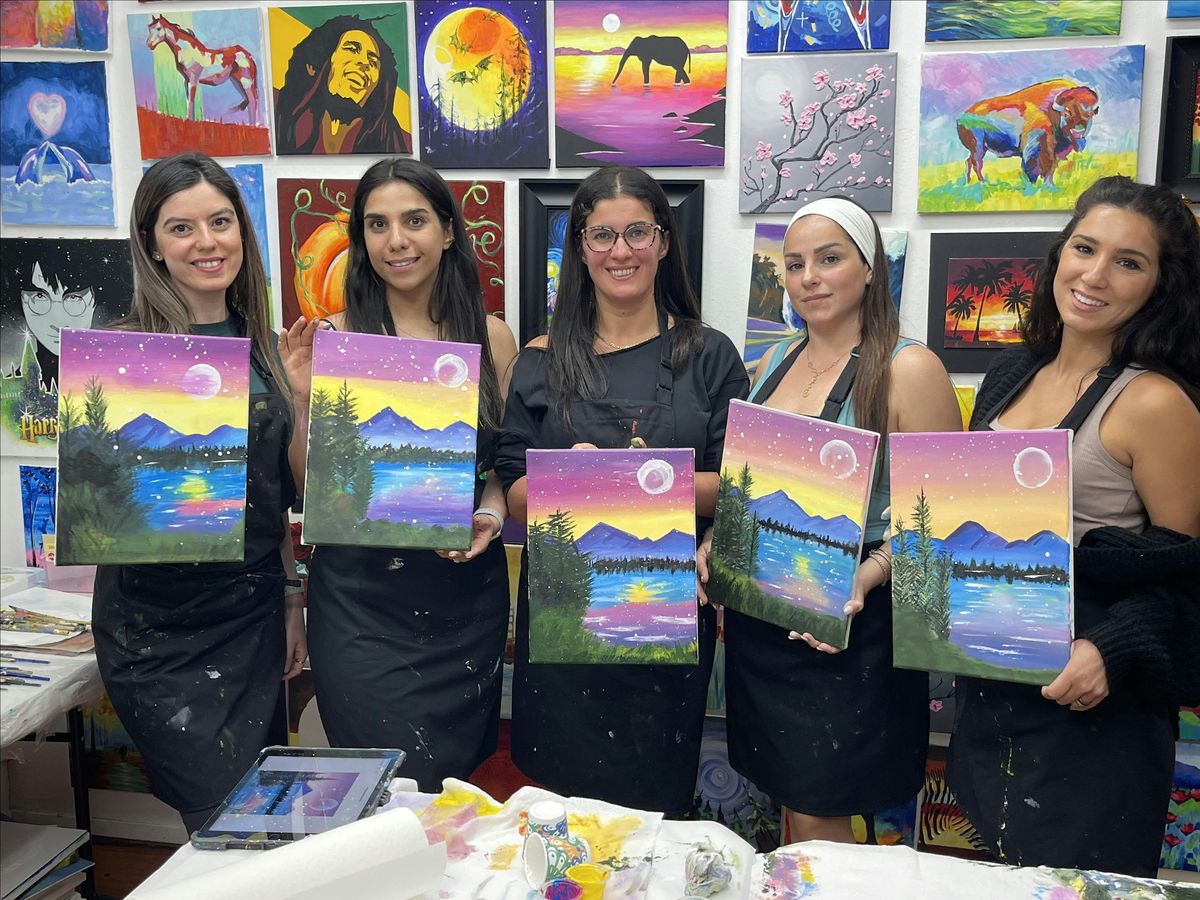Paint n Sip: "Pretty in Pink"