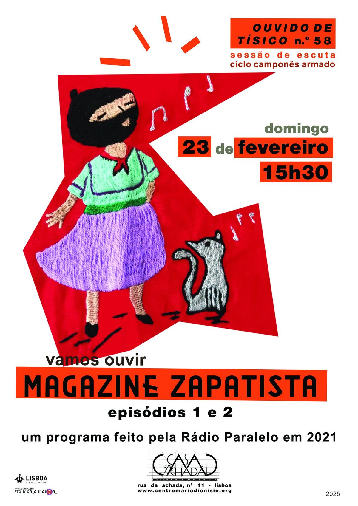 Magazine zapatista - ep. 1 e 2 >> \u00abOuvido de t\u00edsico\u00bb n.\u00ba 58