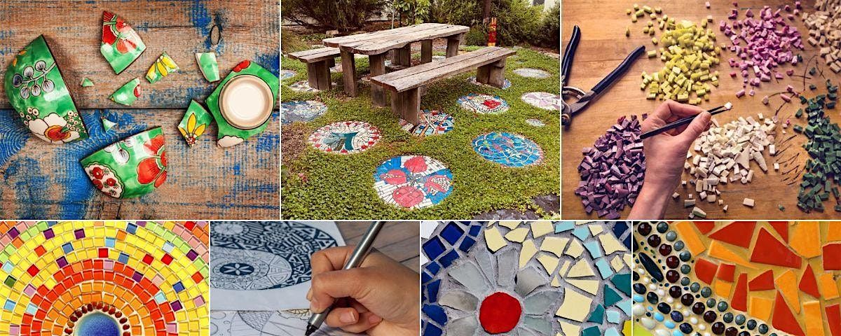 Mosaic Garden Stepping Stone Workshop