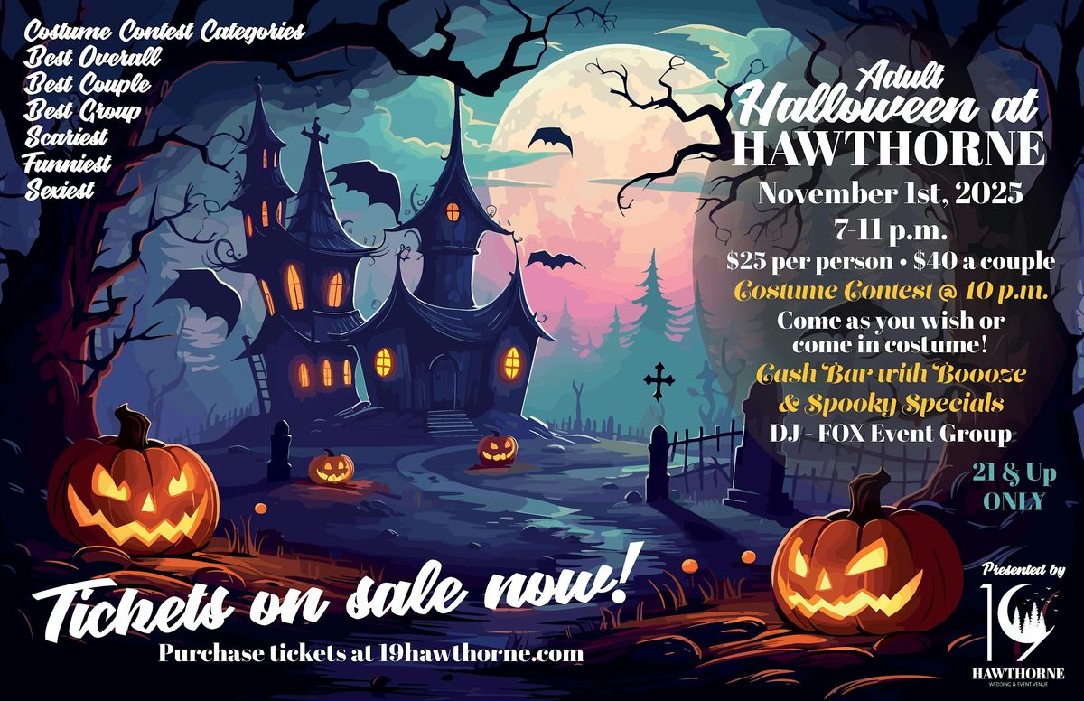 Adult Halloween at Hawthorne