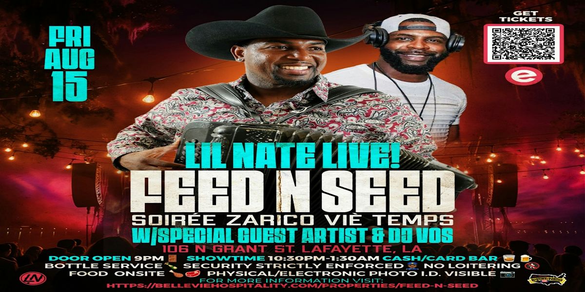 Soir\u00e9e Zarico Vi\u00e8 Temps w\/ LIL' NATE & DJ VOS