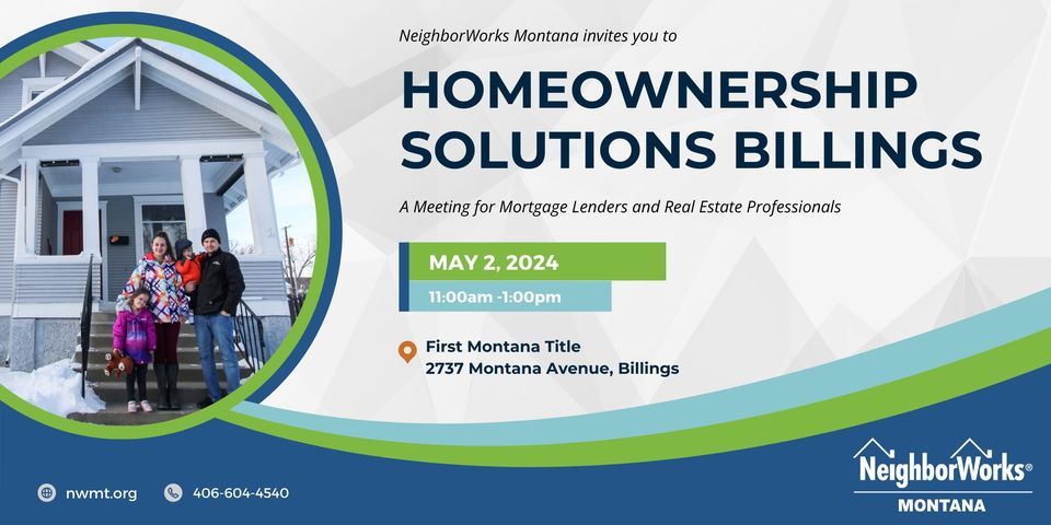 Billings Homeownership Solutions Lunch & Learn