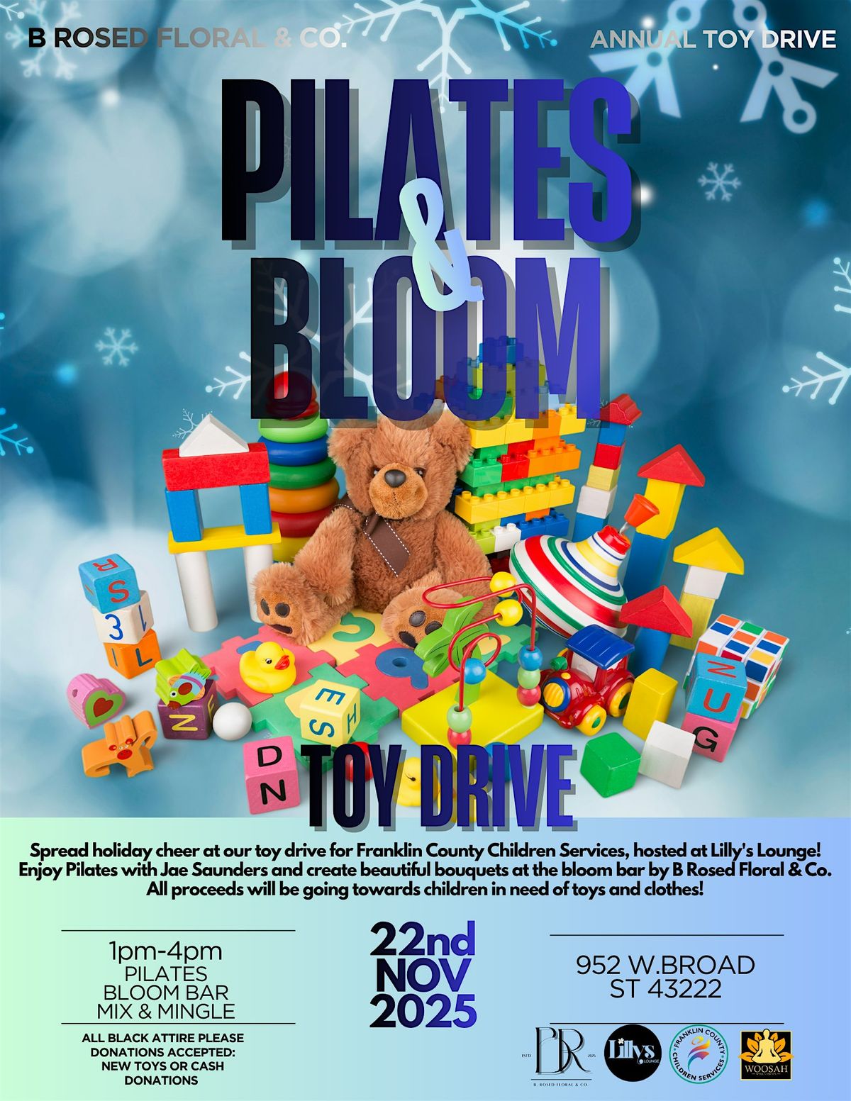 Pilates & Bloom Toy Drive
