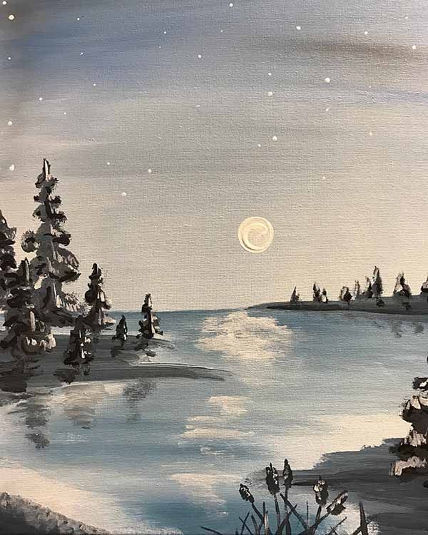 BYOB Paint Party - Winter River - Jan 24 | $35