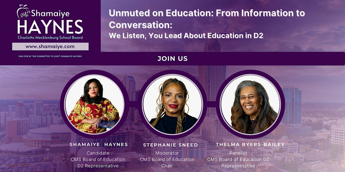 Unmuted on Education: From Information to Conversation: We Listen You Lead