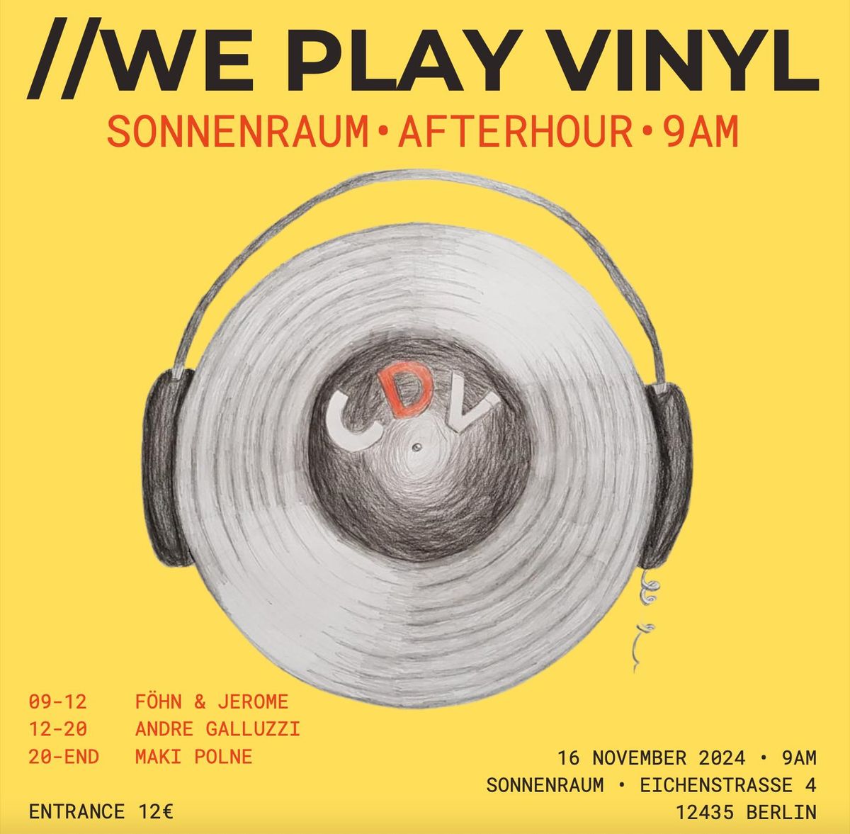 We Play Vinyl: Sonnenraum Afterhour