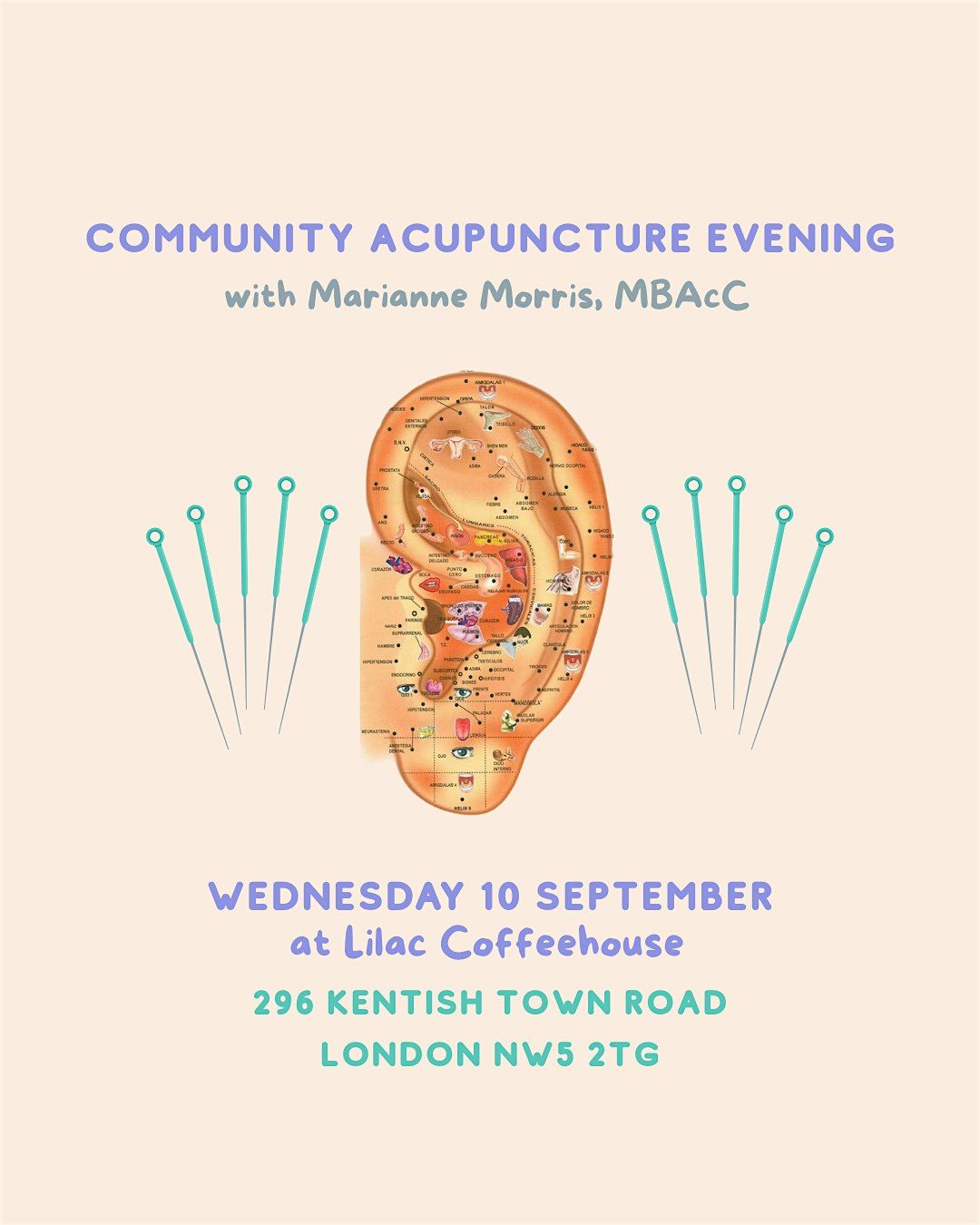 Community Acupuncture Evening - NADA Protocol with Marianne