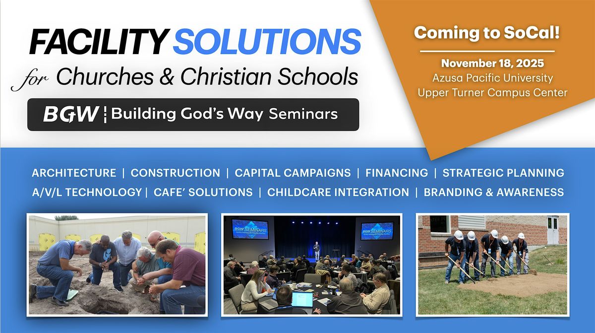 Facility Solutions for Churches & Christian Schools
